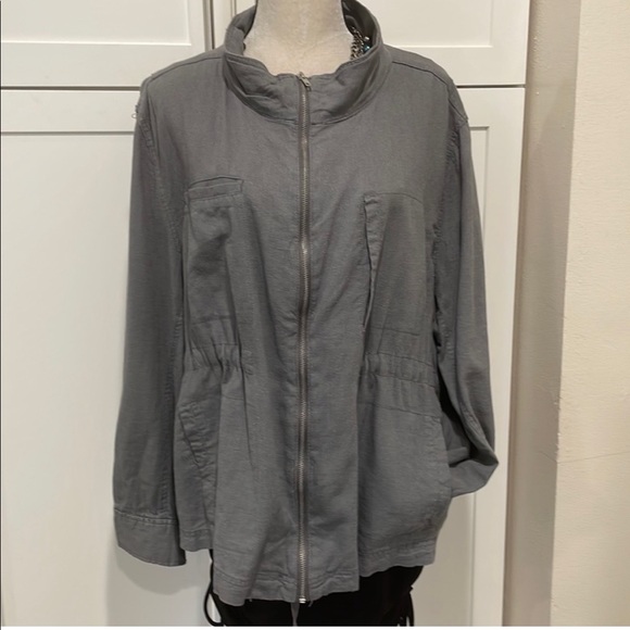 Light weight linen/rayon jacket - Picture 1 of 5